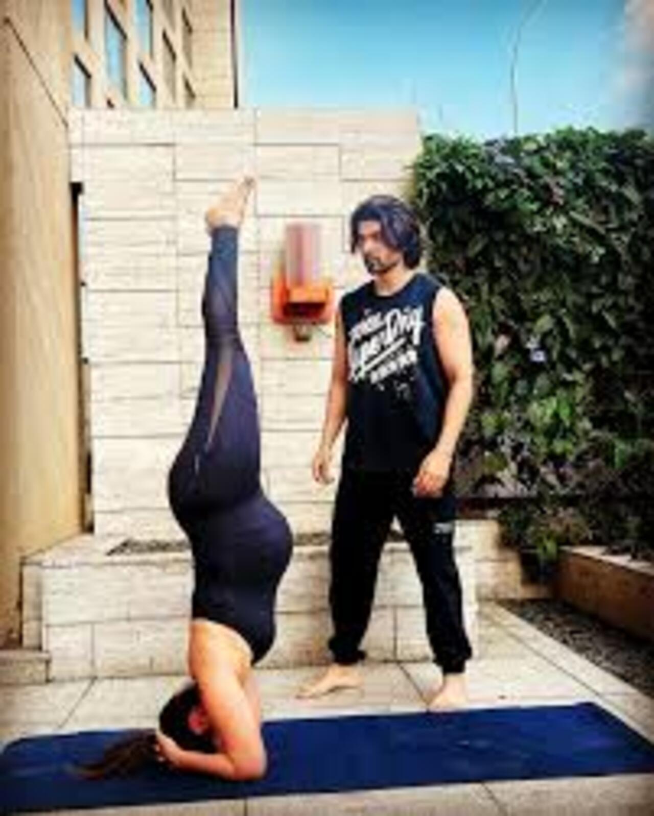 Debina Bonnerjee
The actress delivered both her babies in the same year. The actress practiced yoga during the period for her overall well-being with her husband Gurmeet Choudhary being her support