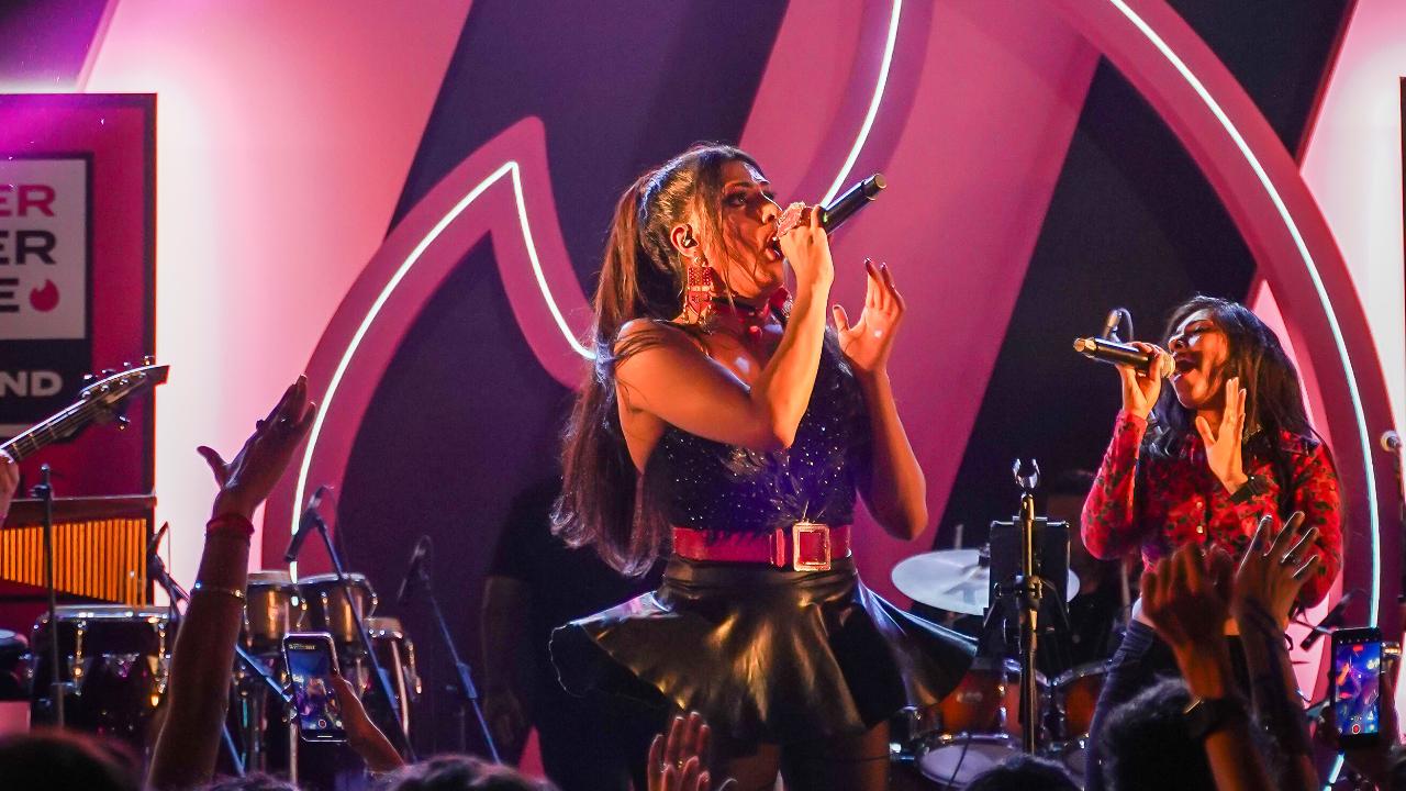 A two-day festival by Tinder dedicated to celebrating and supporting queer businesses unfolded in Mumbai on June 8. Genderfluid, Indian model and actor Sushant Divgikar performed on popular tracks. Image Courtesy: Tinder