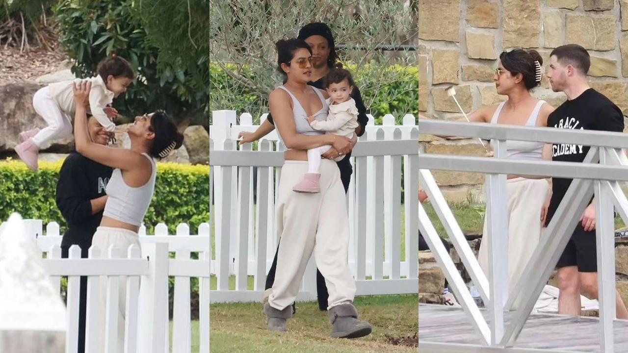 Priyanka Chopra and Nick Jonas toast marshmallows with daughter Malti Marie during family time in Australia