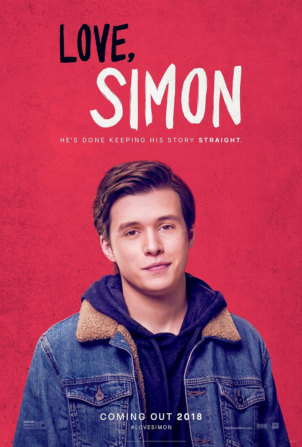 Love, Simon (2018):Love, Simon is a rom-com about Simon Spier, a high school student who is secretly gay. When he falls for an anonymous online classmate, Simon must find the courage to come out to his friends and family.