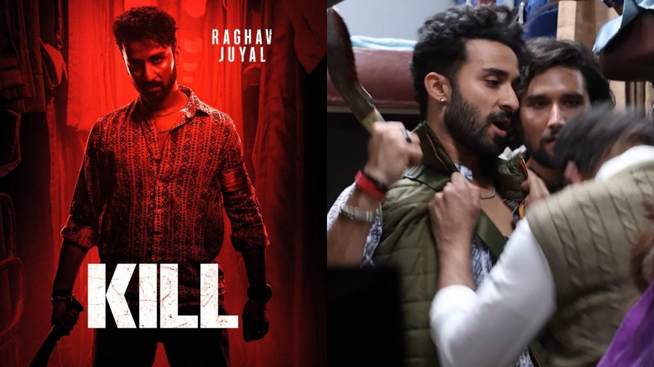 Watch: BTS of Raghav Juyal's transformation into a menacing villain in 'Kill'