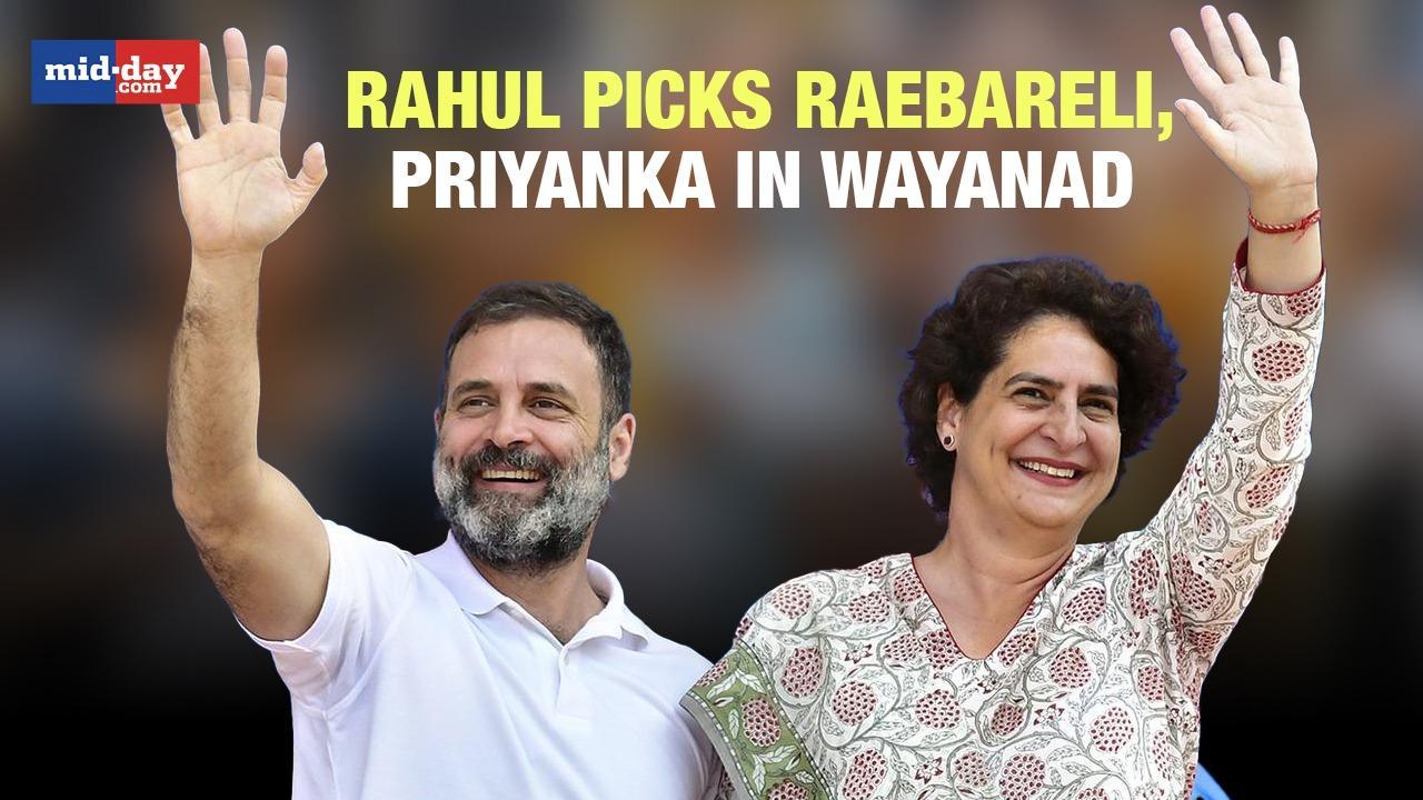  Rahul Gandhi Retains Raebareli Seat, Priyanka's Electoral Debut From Wayanad