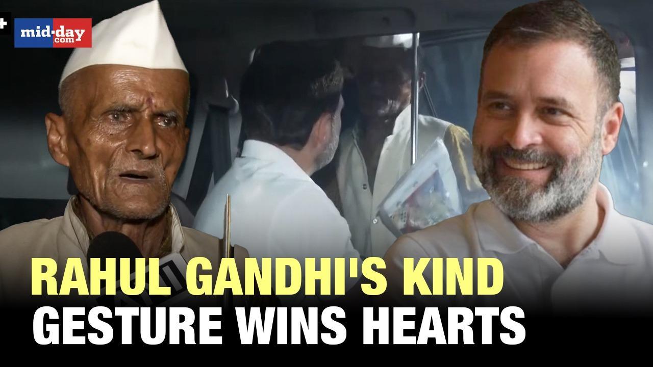 Rahul Gandhi's This Humble Gesture Wins Hearts