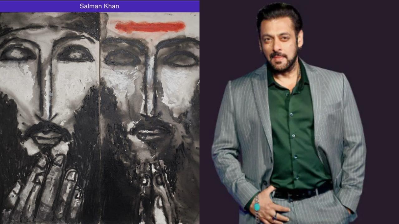 Wish to own Salman Khan’s artwork? Here’s when and how you can get it