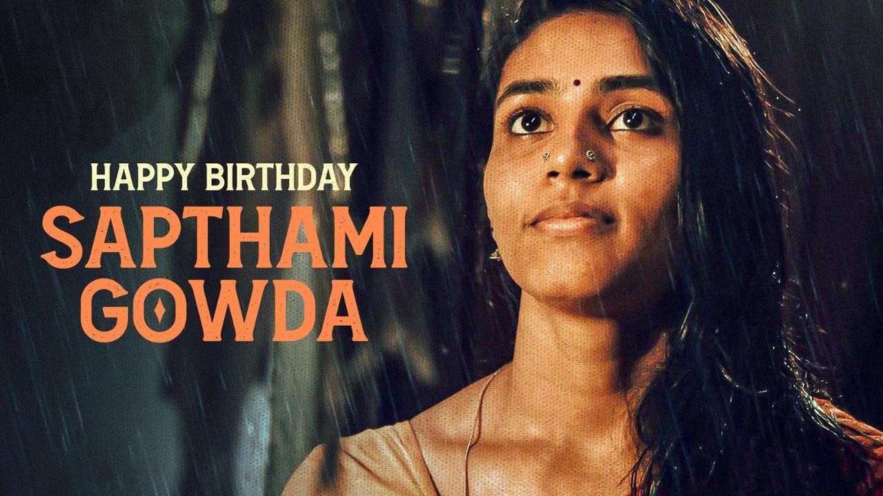 Happy birthday Sapthami Gowda! 'Kantara' team extends heartfelt wishes to the actress