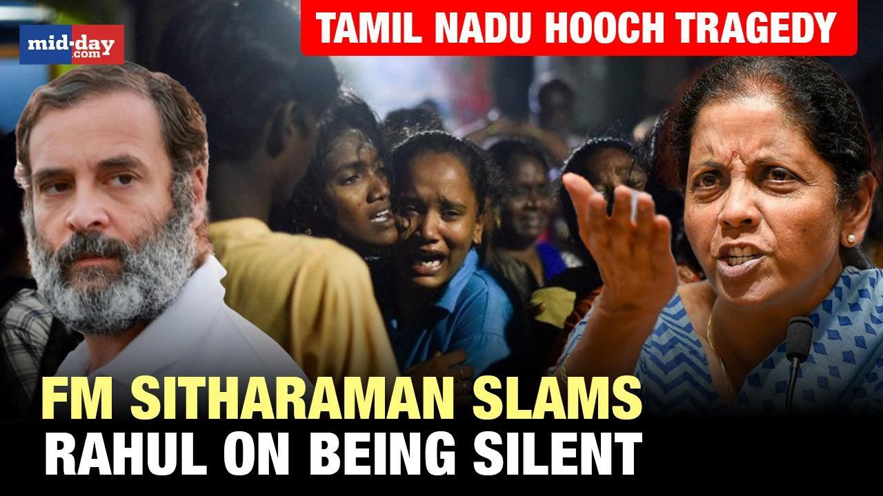 Tamil Nadu Hooch Tragedy: FM Sitharaman's Angry Outburst On Rahul's Silence