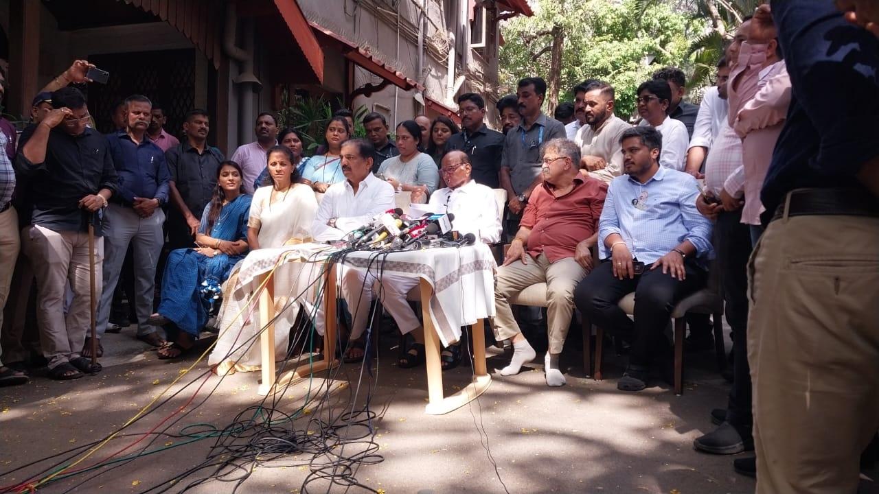 Speaking at a press conference in Mumbai as the trends indicated the BJP might not achieve majority on its own in the Lok Sabha elections 2024, Sharad Pawar said that he had not spoken to JD(U) leader Nitish Kumar or TDP chief Chandrababu Naidu, contrary to media reports