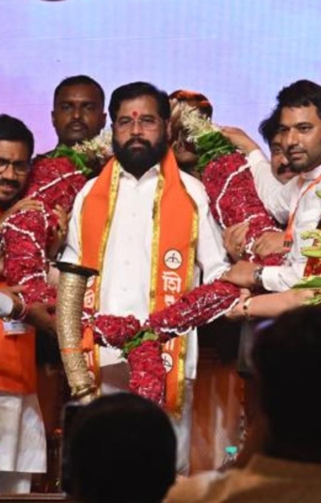 Shiv Sena (UBT) won some Lok Sabha seats because of Congress` vote bank, Maharashtra CM Eknath Shinde said