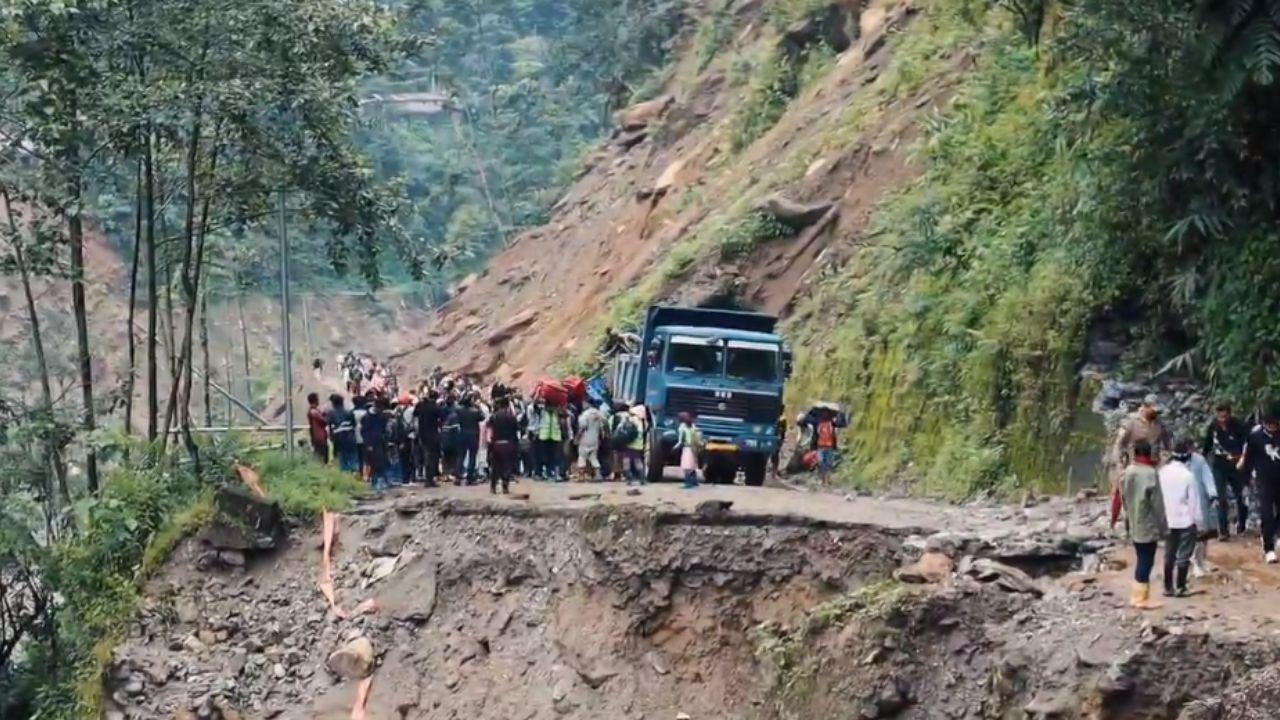 At least six people have been killed in Sikkim due to landslides triggered by heavy rain over the past few days.