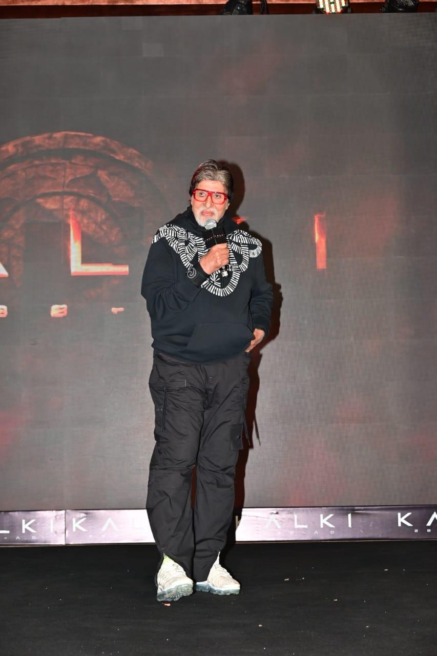 The superstar of the industry Amitabh Bachchan was also present at Kalki 2898 AD event