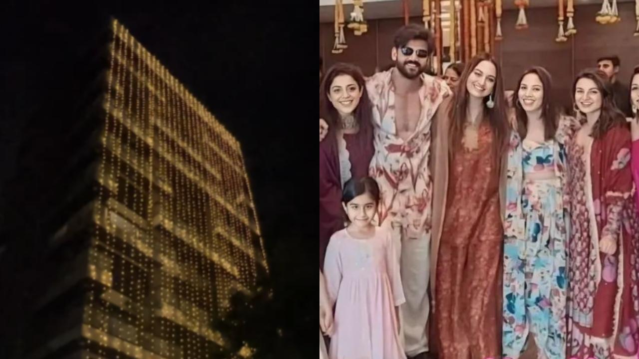 Shatrughan Sinha's home 'Ramayan' in Mumbai lit up ahead of Sonakshi Sinha-Zaheer Iqbal wedding, watch video
