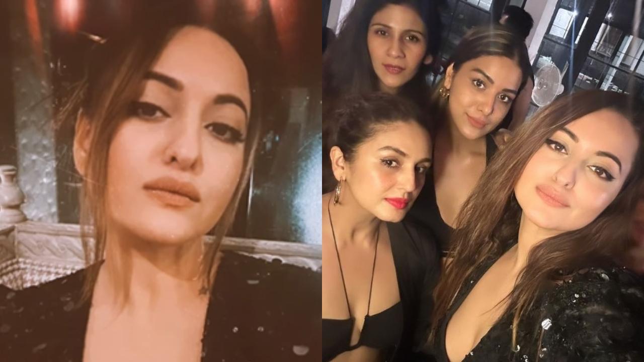 Sonakshi Sinha drops pics with Huma Qureshi from bachelorette party