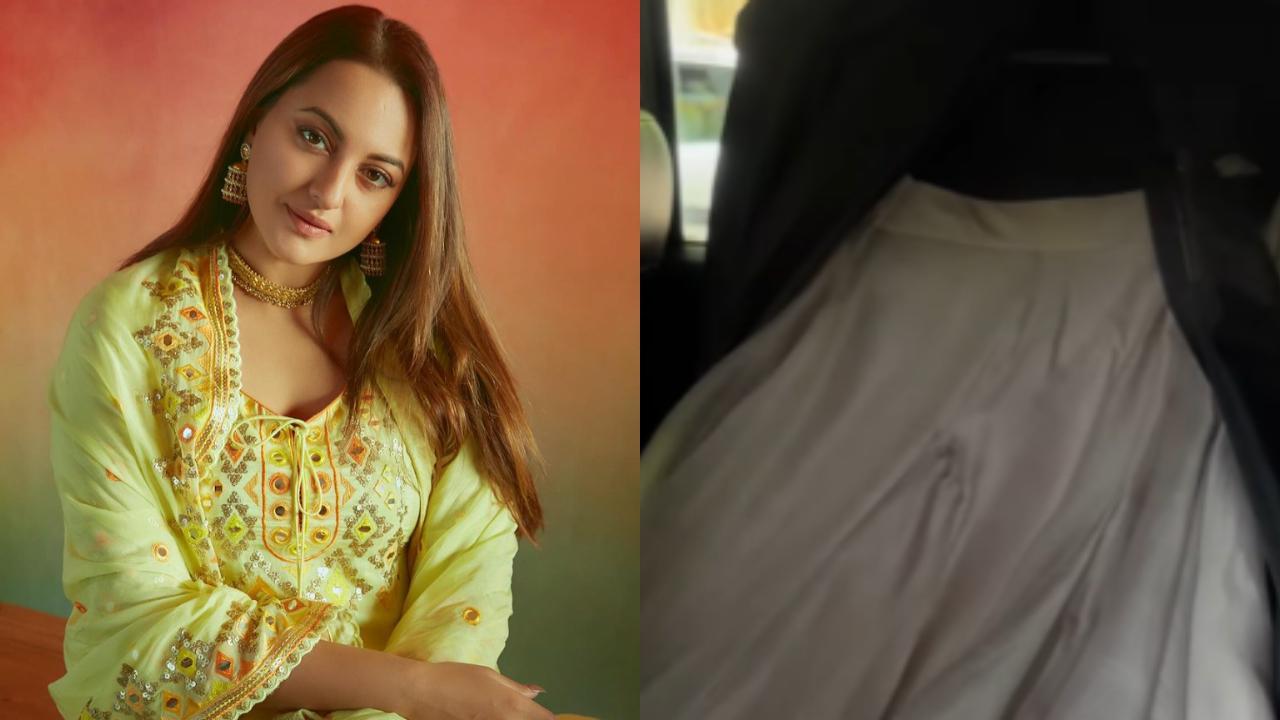 WATCH: Is bride-to-be Sonakshi Sinha's wedding dress white? Mumbai paps claim so