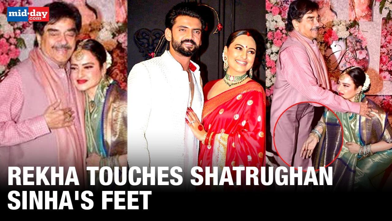 Bollywood stars attend Sonakshi Sinha & Zaheer Iqbal Wedding Reception