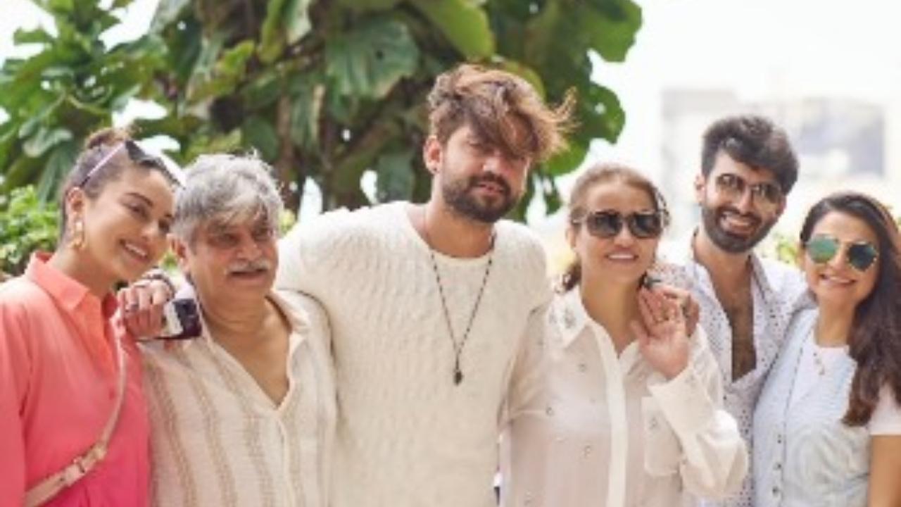 Sonakshi Sinha spends time with husband-to-be Zaheer Iqbal's family ahead of wedding, see pic