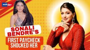Sonali Bendre's first paycheck influenced her decision to join the film industry