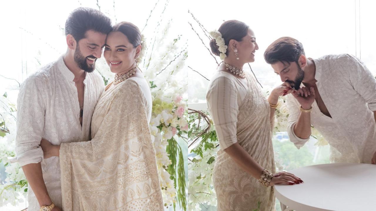 Sonakshi Sinha and Zaheer Iqbal are officially married! Couple shares first pictures as man and wife