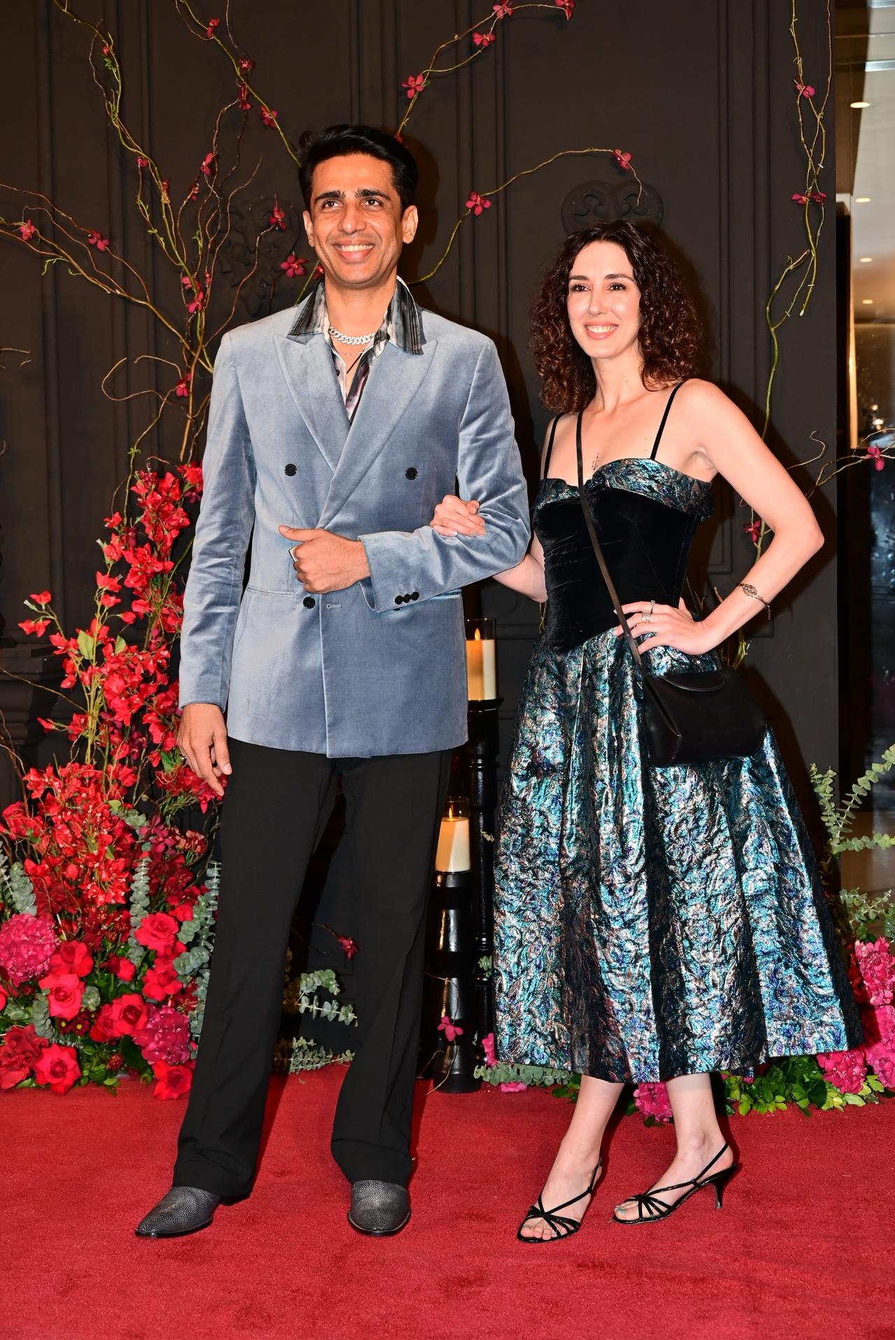 Gulshan Devaiah was spotted with partner Kalliroi Tziafeta. 