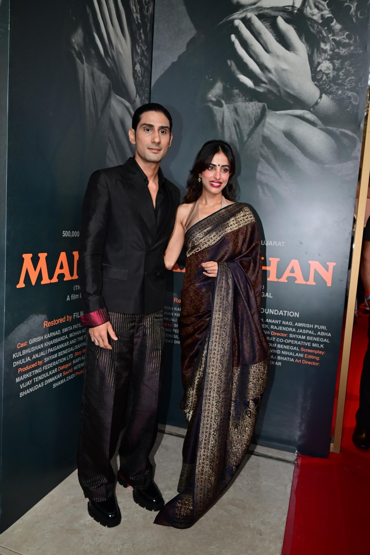 Late actress Smita Patil’s son Prateik Babbar graced the occasion with his partner Pooja Banerjee. 