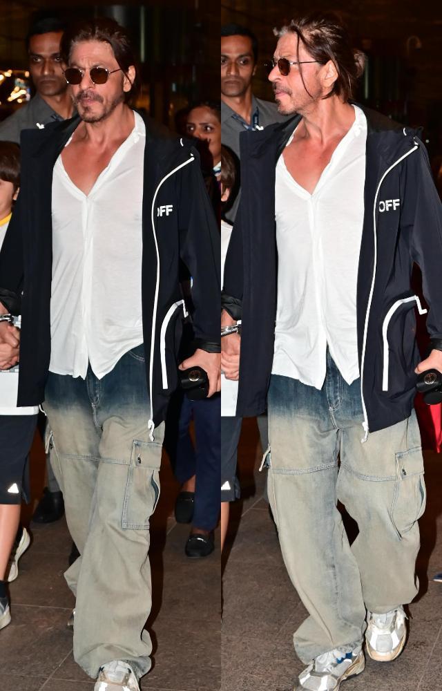 Shah Rukh Khan`s airport street style
