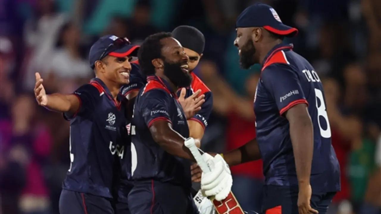 United States Squad: Steven Taylor, Monank Patel(w/c), Andries Gous, Aaron Jones, Nitish Kumar, Corey Anderson, Harmeet Singh, Jasdeep Singh, Nosthush Kenjige, Saurabh Netravalkar, Ali Khan, Nisarg Patel, Shayan Jahangir, Milind Kumar, Shadley van Schalkwyk