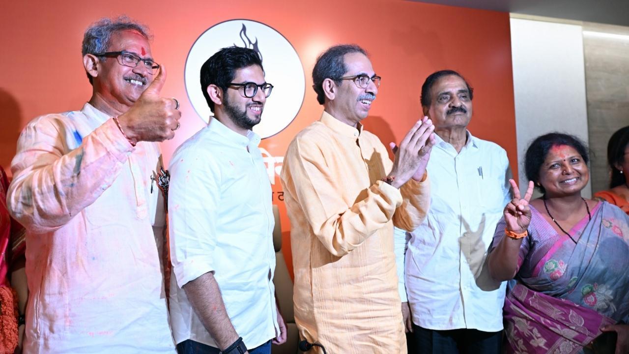 IN Photos: Uddhav Thackeray's press address in Mumbai