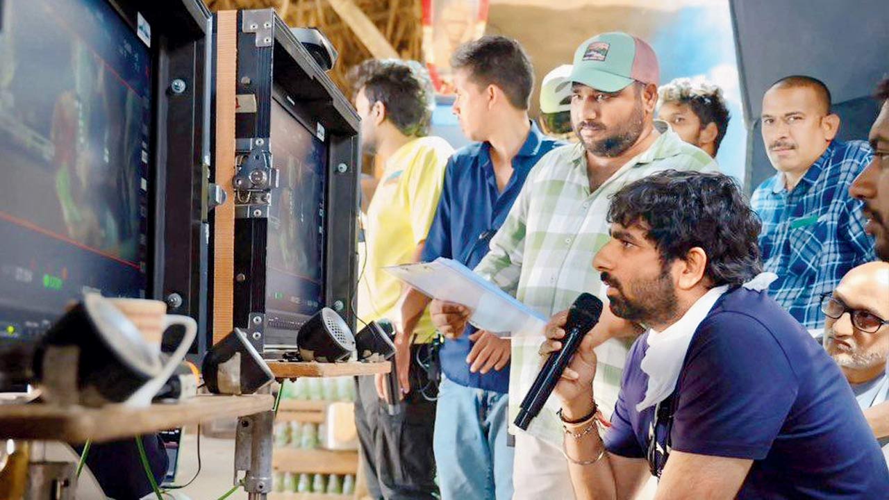 Gopichand Malineni on the first day of shoot in Hyderabad 