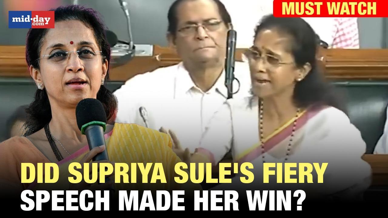 Is Supriya Sule's Fiery Speech The Reason Behind Her Win?