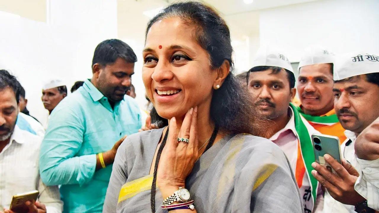 Supriya Sule overcomes challenge by her estranged cousin, wins Baramati