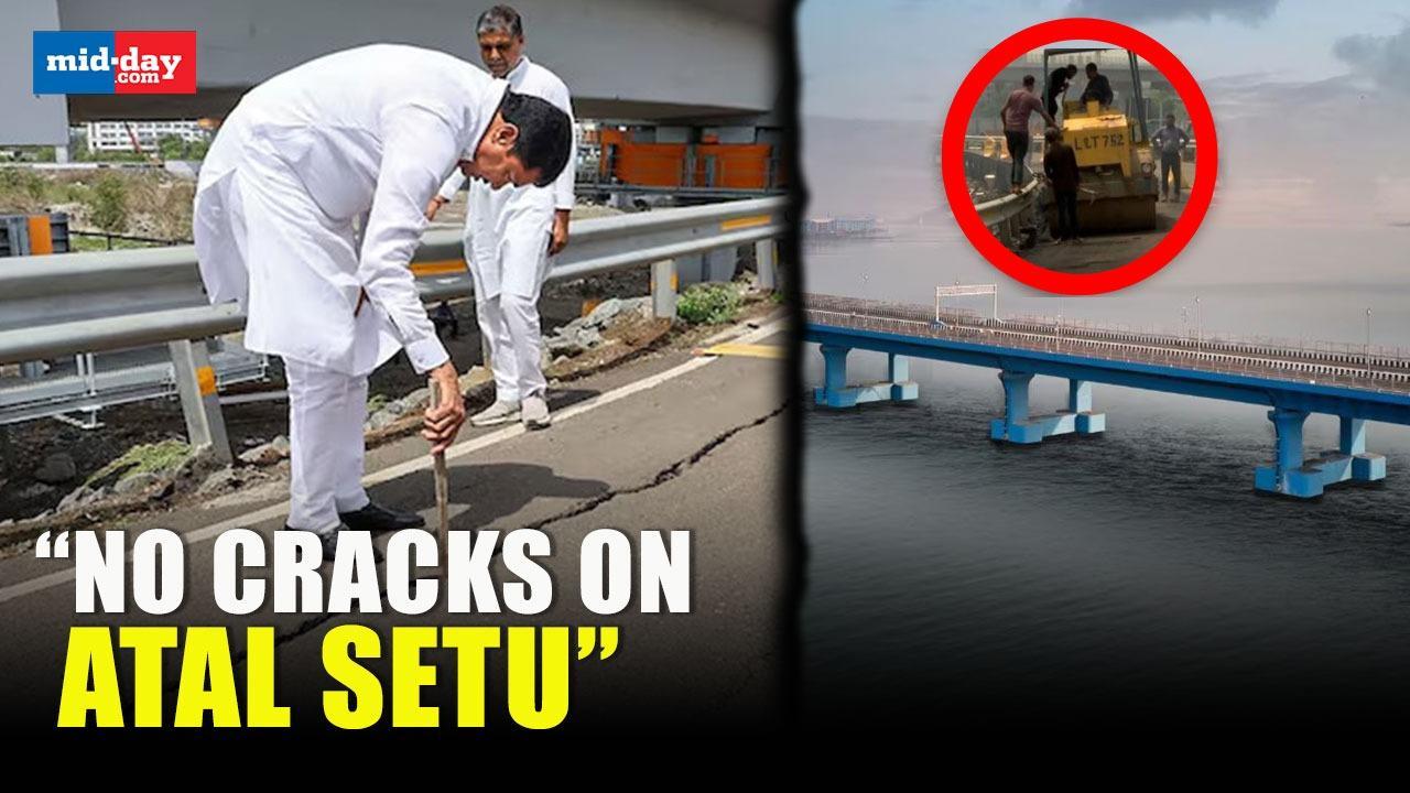 Atal Setu Bridge: MMRDA clarifies on claims of cracks on Atal Setu