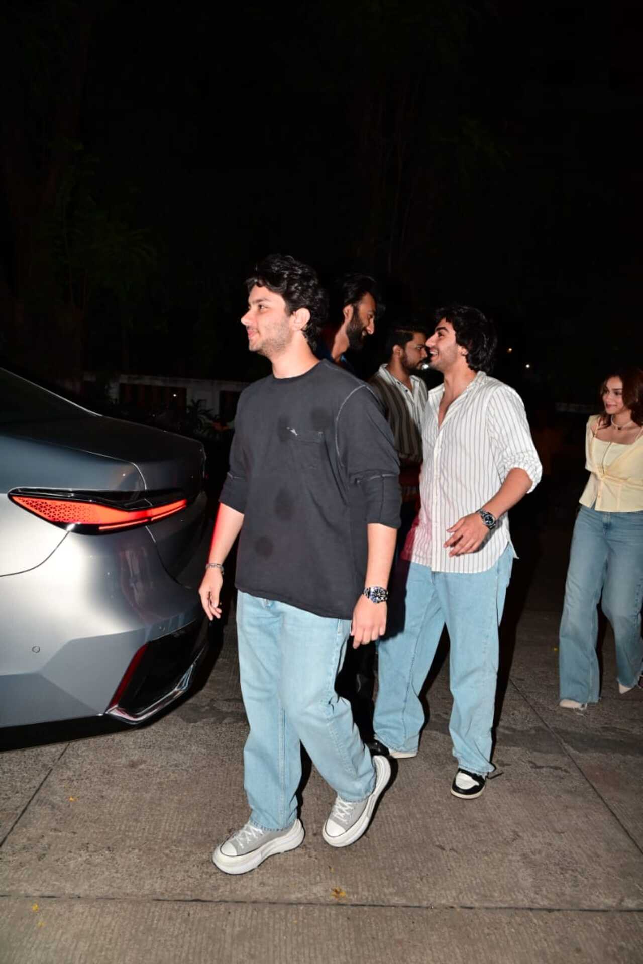 The Khan cousins, Nirvaan and Arhaan, also attended the party