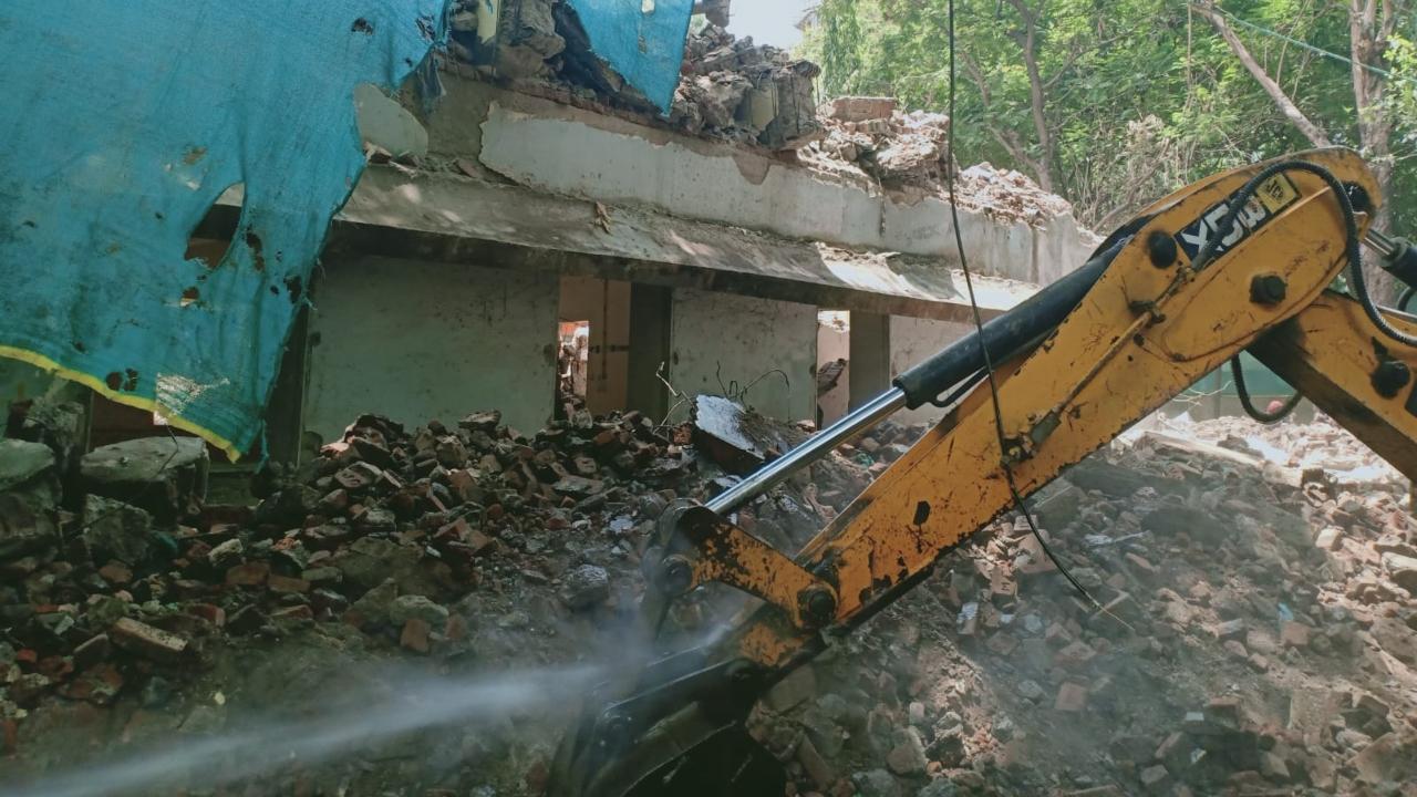 In an another incident last month, two houses were damaged after a tree fell on them in Thane district, the civic officials had earlier said
