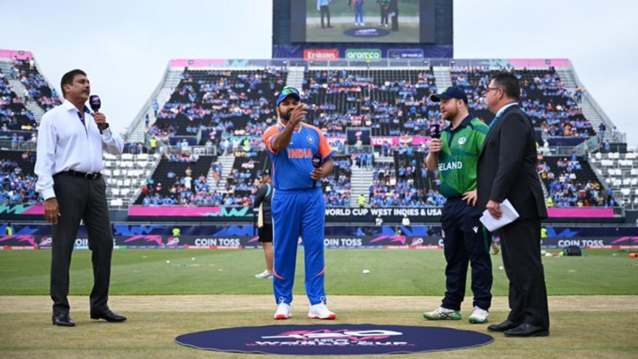 IND vs IRE live updates: Rohit slams 36-ball fifty, India need 23 runs to win