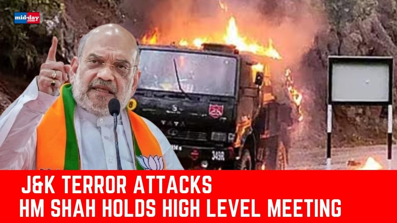 J&K Terror Attacks: Amit Shah Holds High Level Meeting In Delhi 