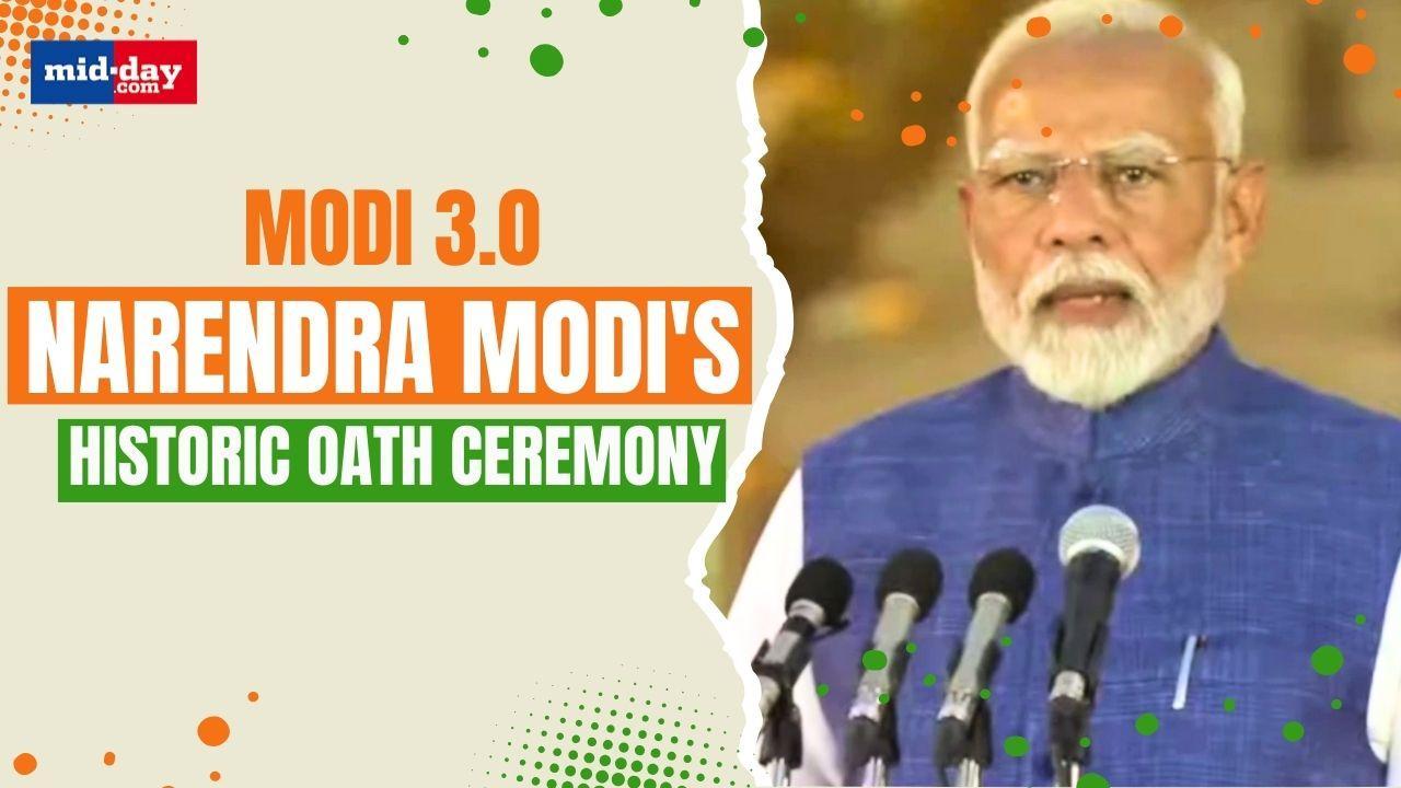 Modi 3 0: Narendra Modi Takes Oath as PM Of India For Third Straight