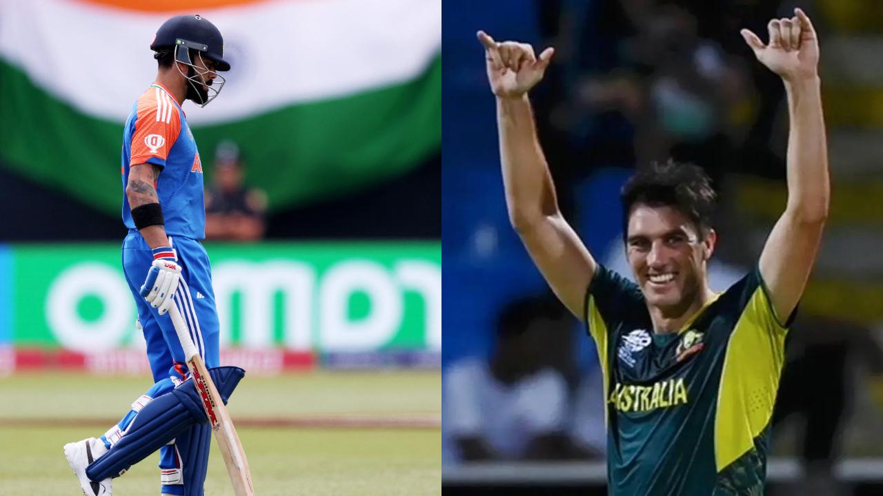 After struggling to score runs in the USA, Indian stalwart Virat Kohli displayed some promising strokes in the West Indies' leg. But today, he will clash against star pacer Pat Cummins who has variations right skillset which can lead Kohli into trouble. Cummins had also registered a hat trick in the ongoing marquee event