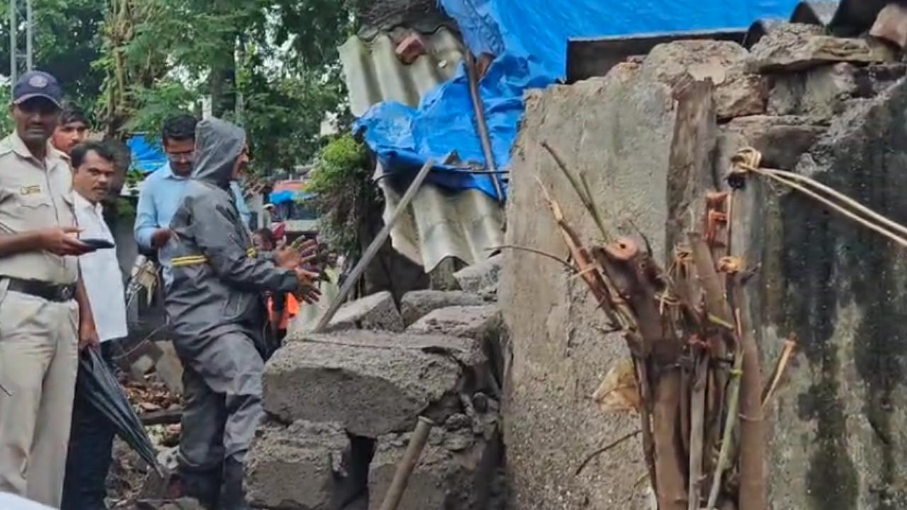 Meanwhile, in an another incident, Three labourers are feared trapped after an under-construction wall collapsed in southwest Delhi's Vasant Vihar area, officials said on Friday