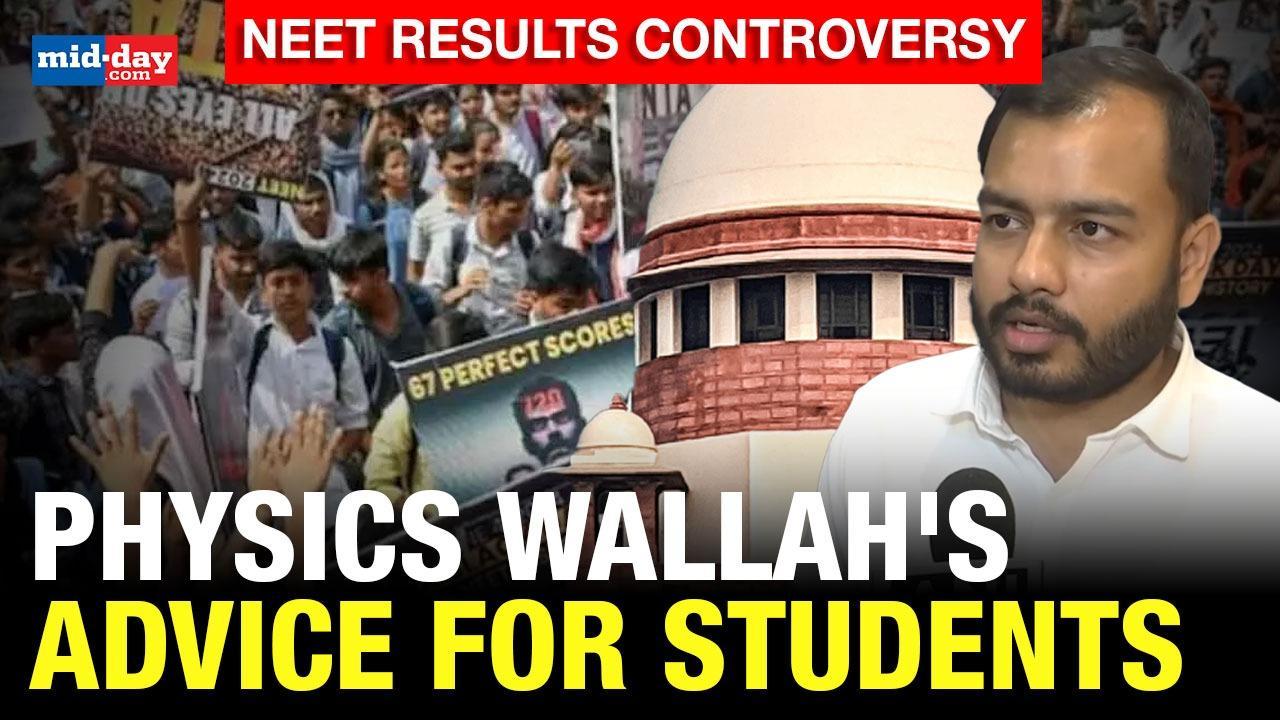  NEET Results Controversy: Here's What Alakh Pandey Adviced To Students! WATCH 