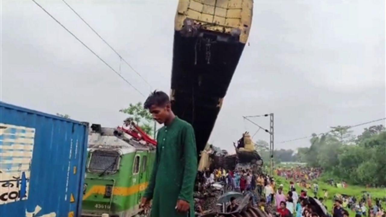 IN PHOTOS: Goods train collides with Kanchanjungha Express in Bengal; 9 dead