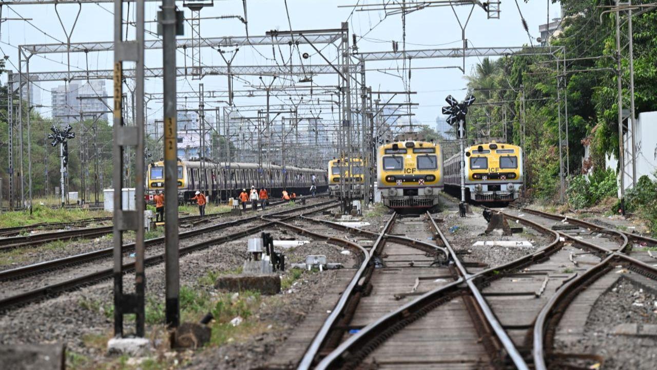 Four of the affected track-changing points were restored, but restoration work continued to bring full normalcy.