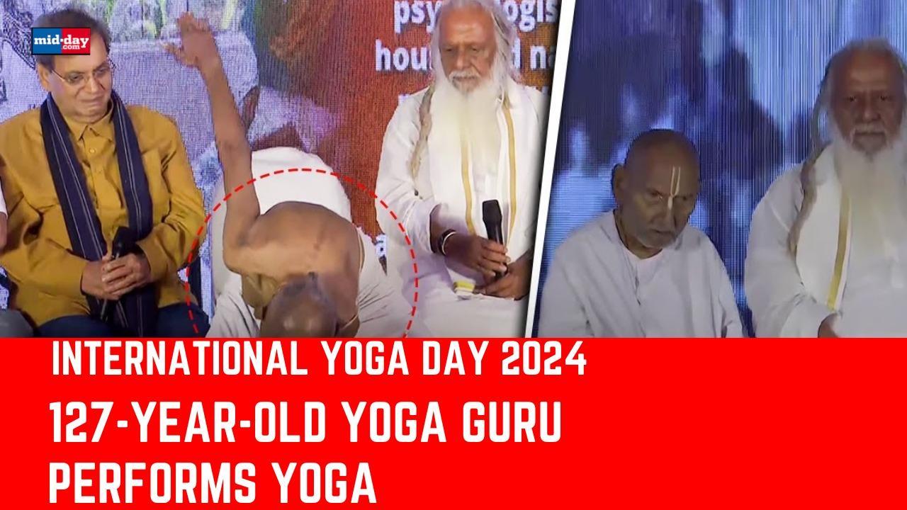 International Yoga Day 2024: 127 Y/O Yoga Guru Swami Sivananda Performs Yoga