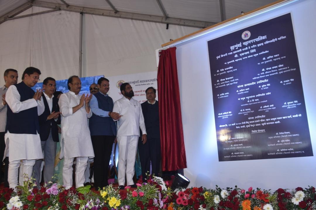 In Photos: CM Shinde inaugurates first phase of coastal road in Mumbai