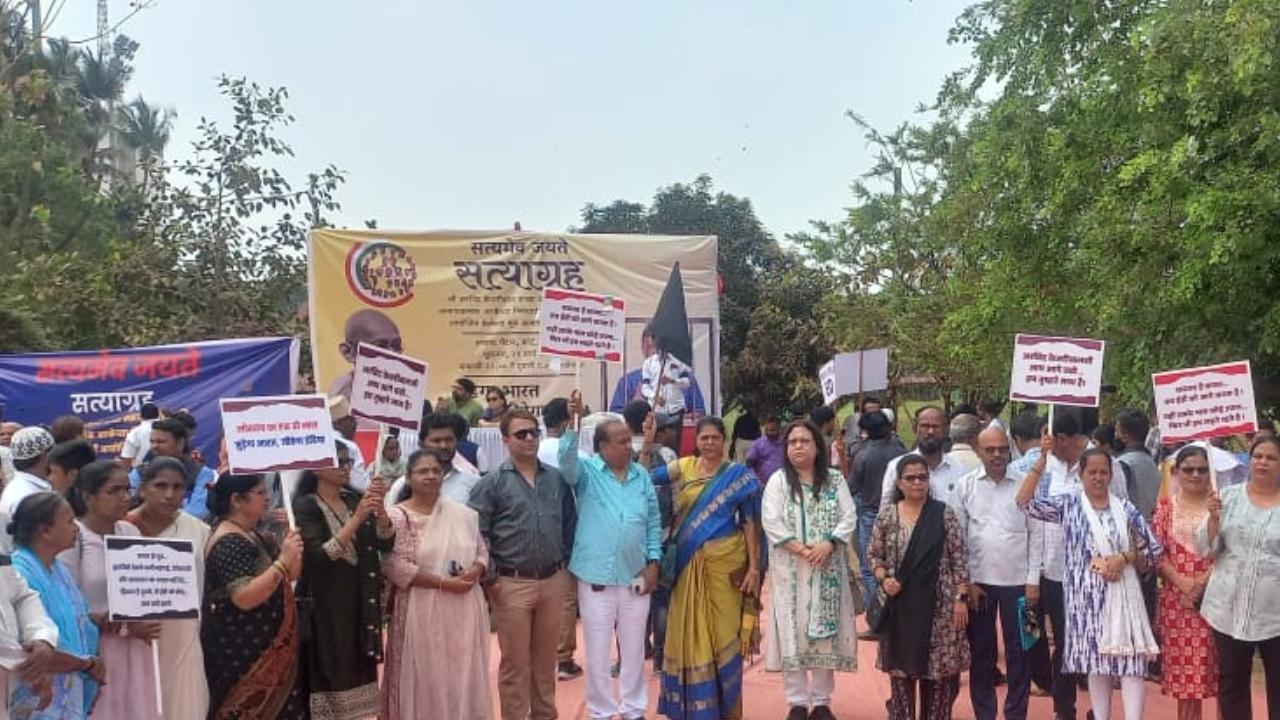 INDIA bloc stages protest in city, calls Arvind Kejriwal's arrest 'illegal'