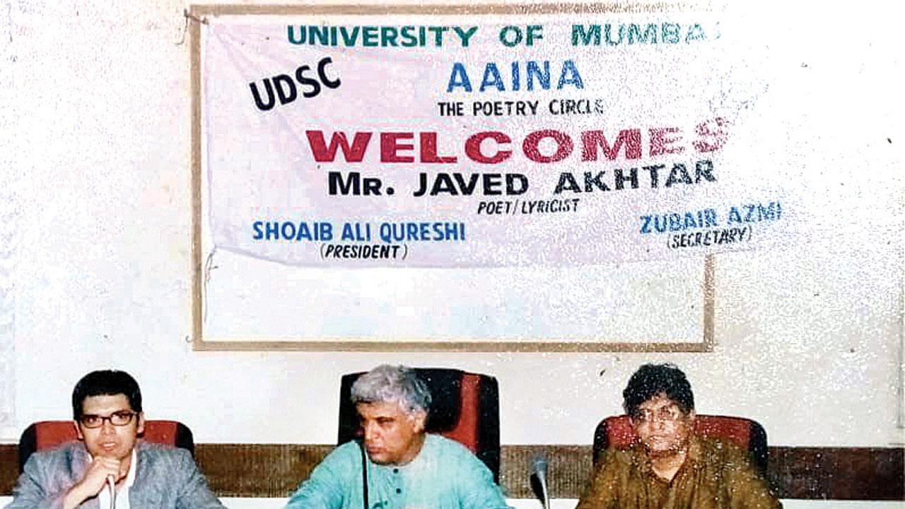 Javed Akhtar at the 2005 edition