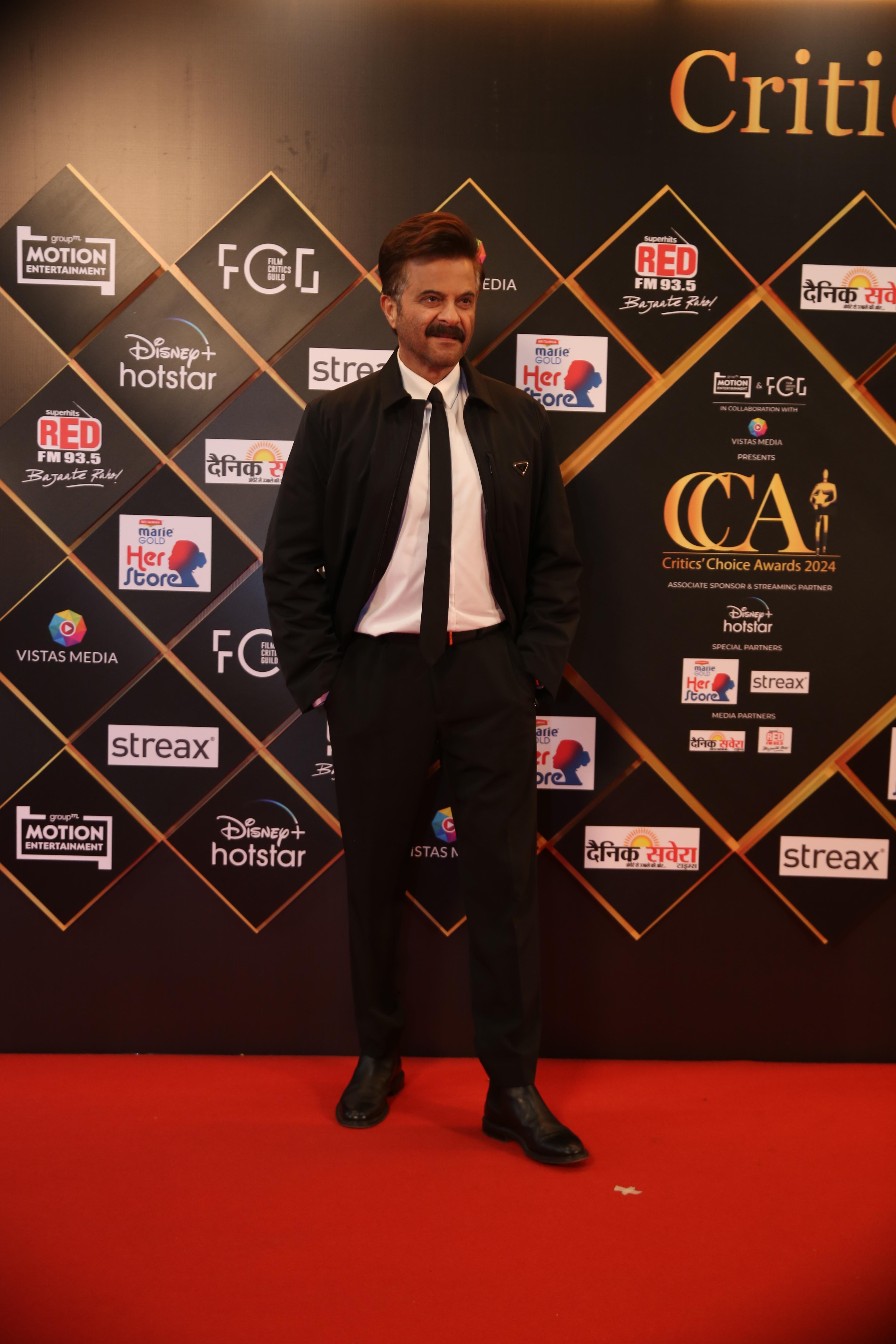 Anil Kapoor walked the Critics Choice Awards carpet looking dapper in a classic suit