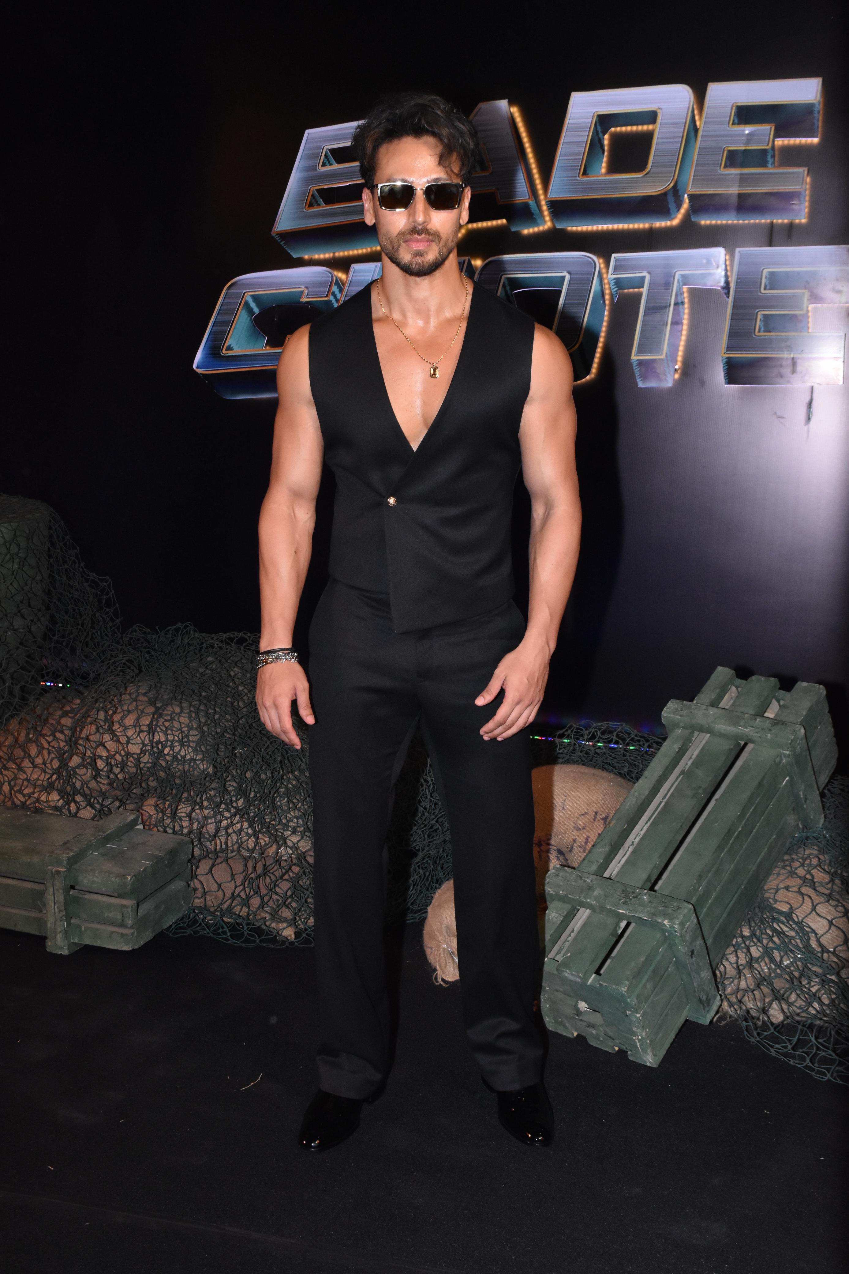 Action superstar Tiger Shroff, who will play a pivotal role in the film, marked his attendance at the trailer launch event
