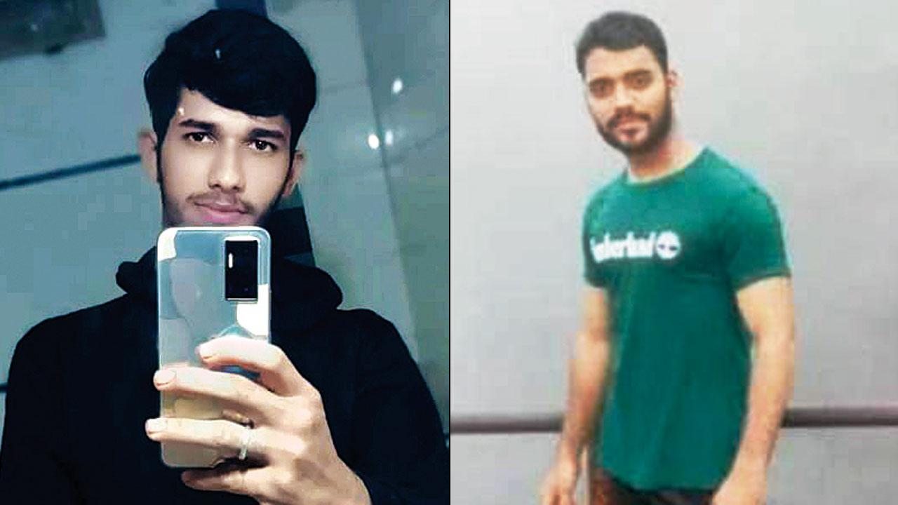 The accused Salman Maulvi, 20, and (left) Saufuan Maulvi, 21