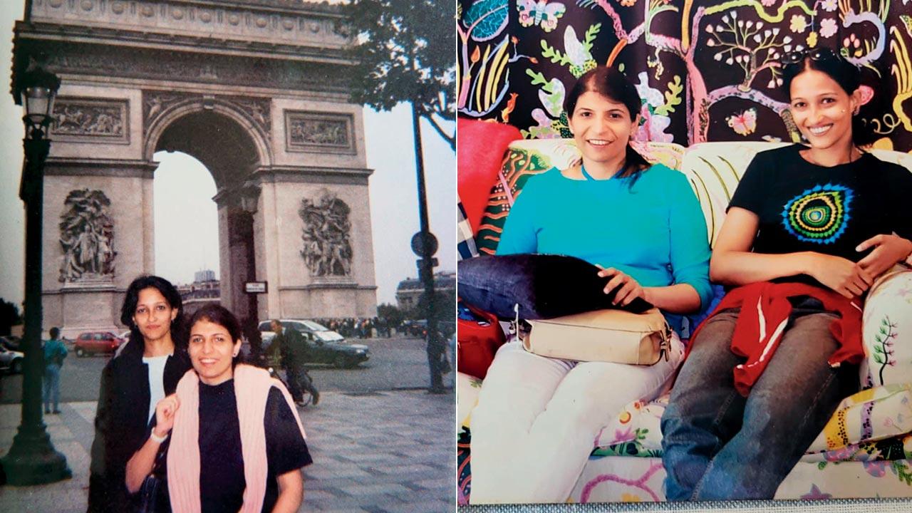 The friends in Paris, 2002 and in Stockholm, 2006