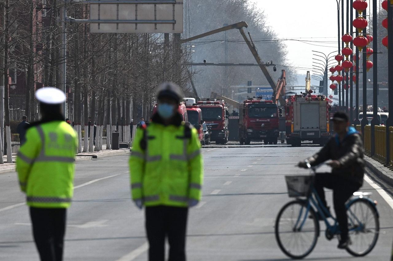 It is suspected to have been caused by a gas leak. Two people were killed and 26 others were injured from the explosion, China Daily reported