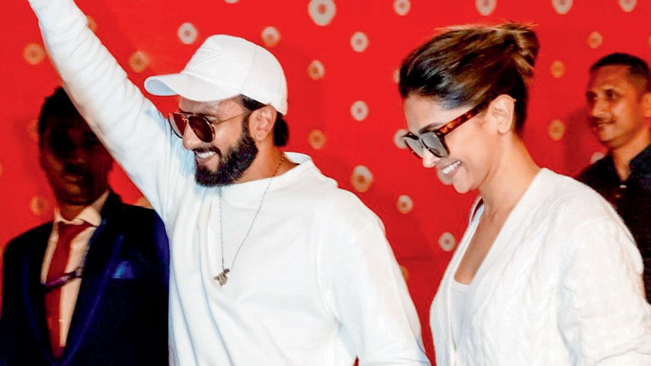 Ranveer Singh and  Deepika Padukone
